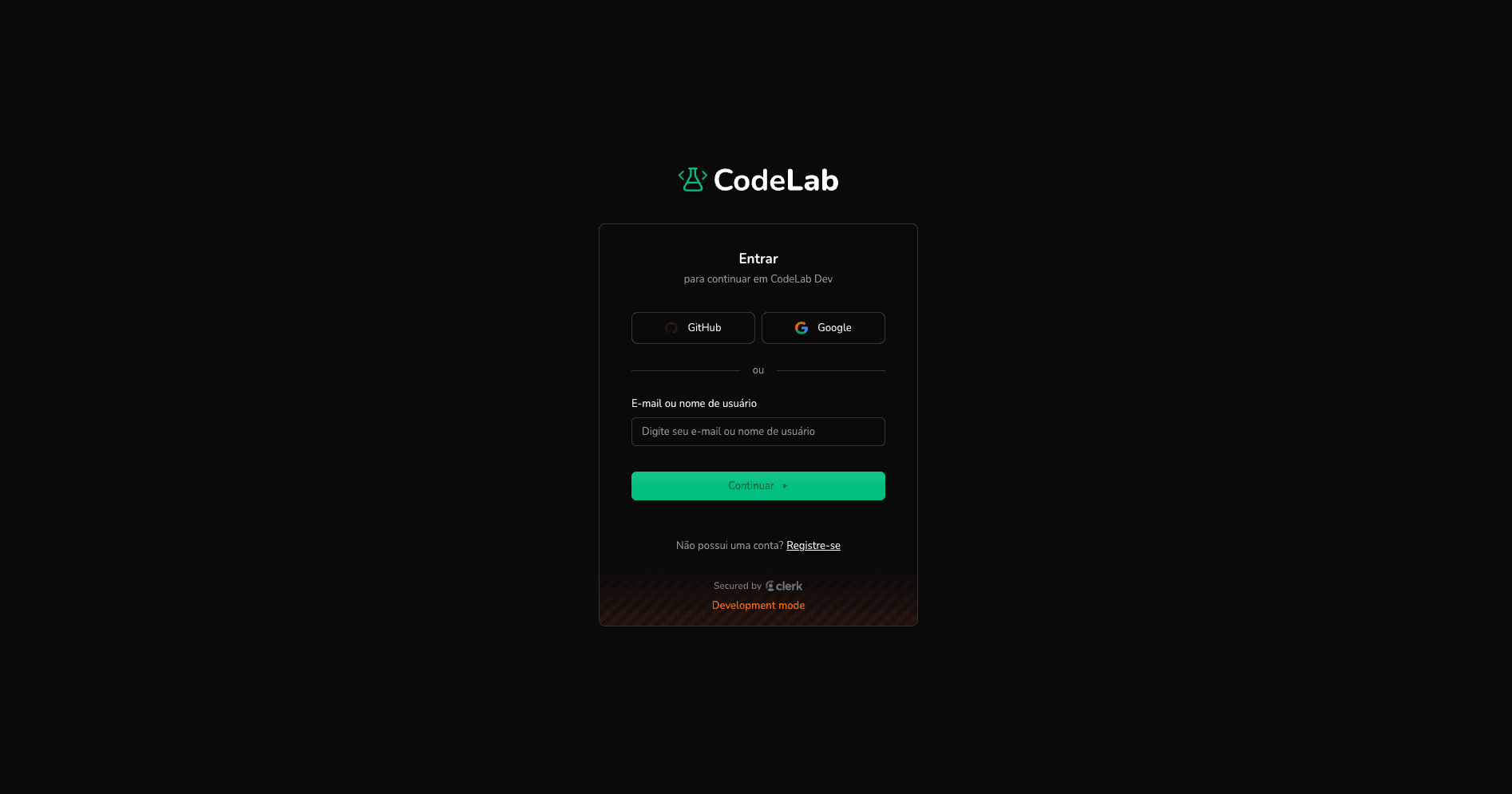 Página de Login